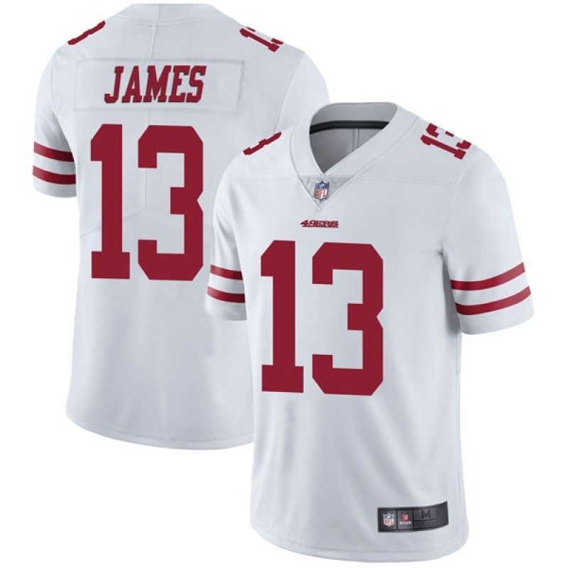 Men's San Francisco 49ers #13 Richie James White Vapor Untouchable Limited Stitched Jersey